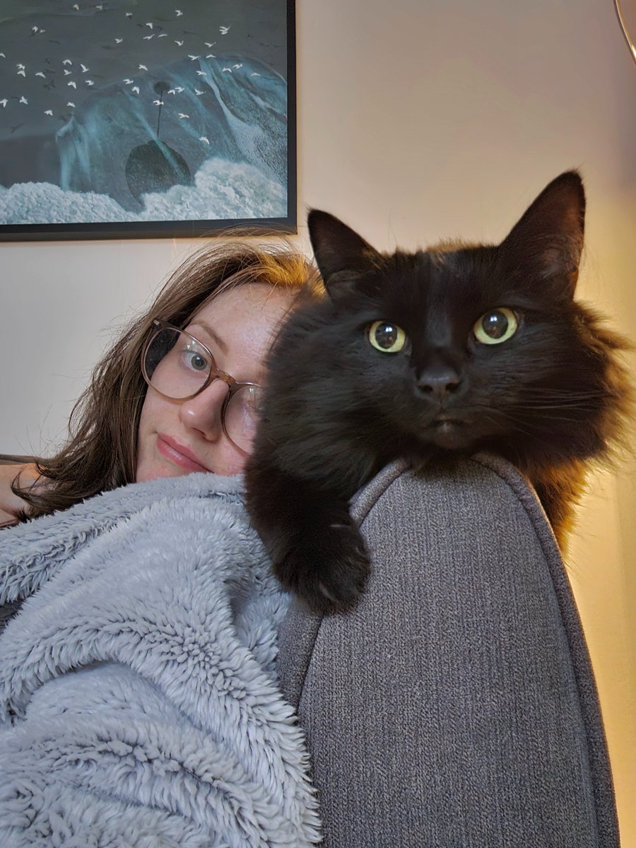 猫と早起き🐈‍⬛️🥱