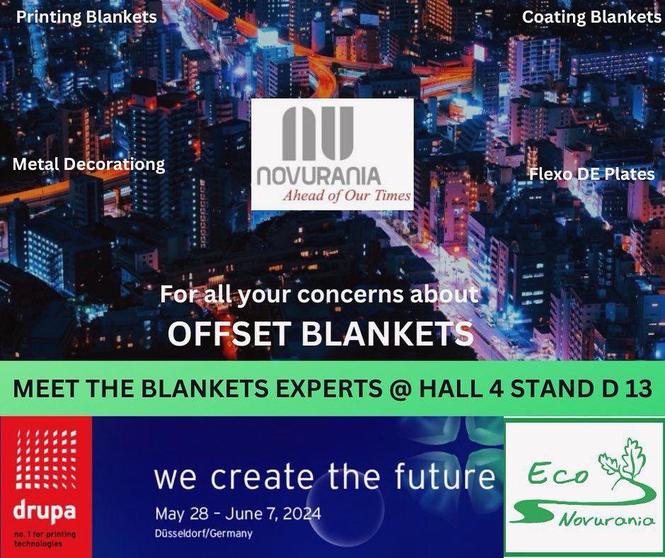 NovuraniaSpA's tweet photo. #novuraniaspa #drupa #drupa2024 #offset #offsetblankets #printingblankets #düsseldorf #germany #italy #tioneditrento #rubberisedfabrics #messedüsseldorf #packaging #uvprinting #deflexo #metaldecoration https://t.co/rZQG9qPCNU