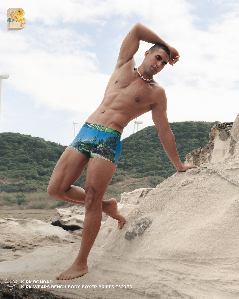 Feel the summer vibes on one fine morning with #KirkBondad's #BENCHBody underwear featuring playful print that will brighten up your day! 🏝️ Don't wait – shop now and step into the season with confidence. Brief (BXF0160) P329.75 #BENCHOneFineMorning #BENCHSummer2024