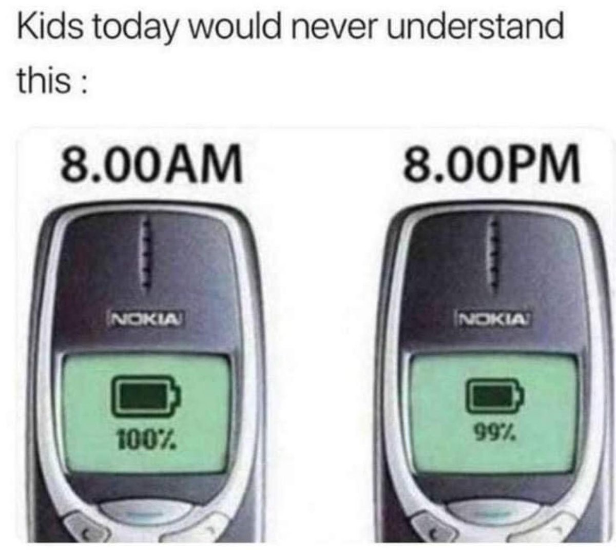 And you wouldn't have to charge it for multiple days....better days long gone, just like the 90's. But GOOD NEWS we're bringing back the 90's TONIGHT at MIDNIGHT with an all new episode of @90sRockWUTK! @WUTKTheRock