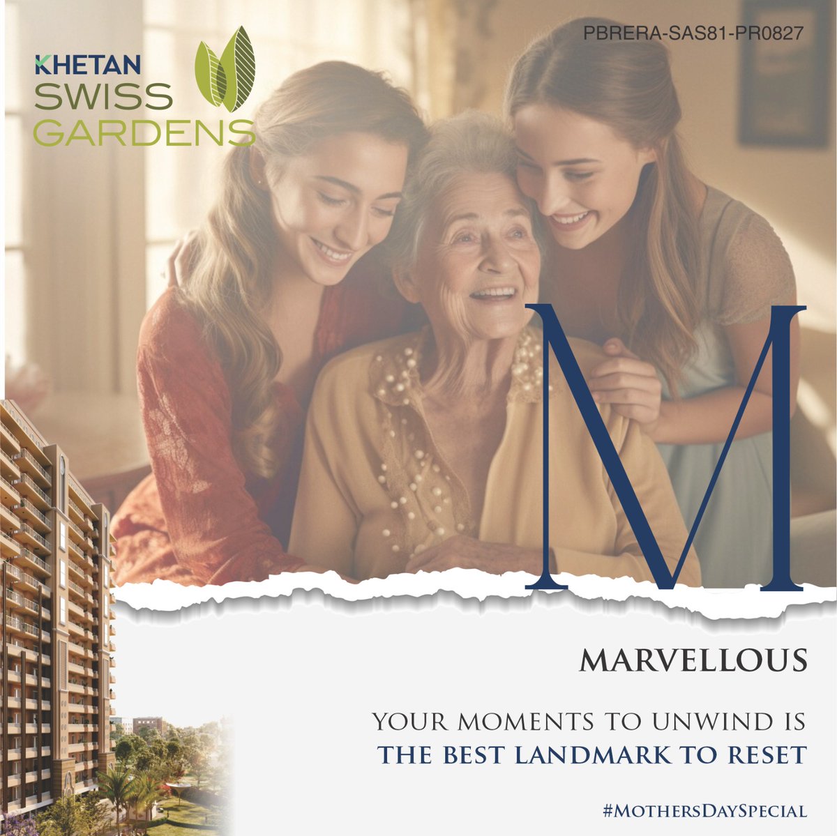 Experience the serene oasis of #KHETANSWISSGARDENS, a sanctuary where #MOTHERHOOD reigns supreme and every corner reflects Her Love and Protection. Celebrate #MOTHERSDAY by Acknowledging the Heart of Every Family. Call: 98784 33379 Vsit: Sector 126, On Airport Road, Mohali