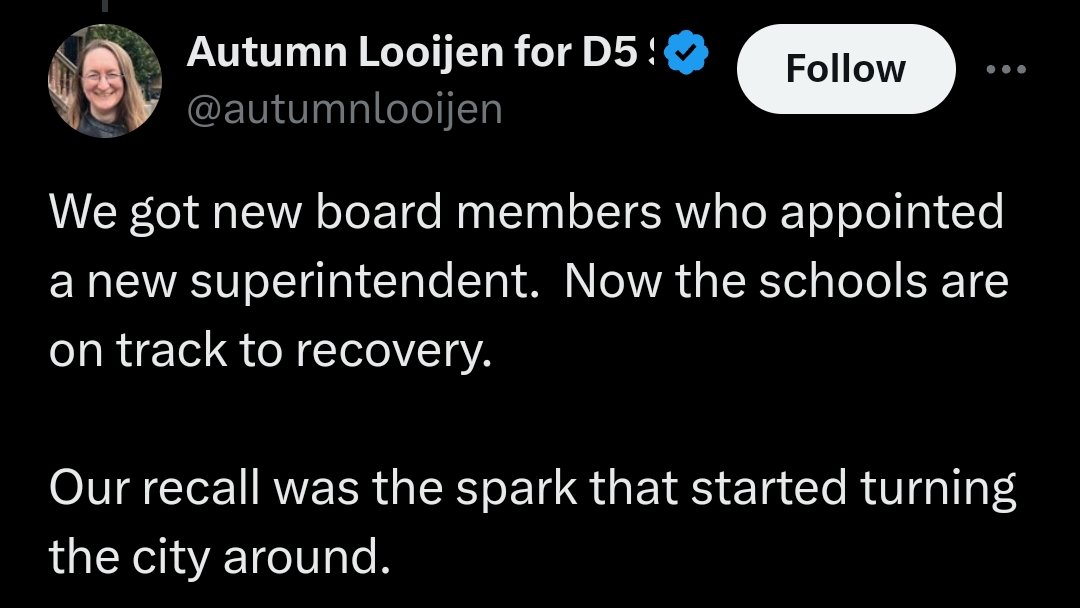 Note to Autumn: the 'road to recovery' generally doesn't include getting a negative certification and an audit report wherein the auditor raises the possibility of jail six (6) times

I know she thinks she's SFUSD's Recall Savior but her BoE did this