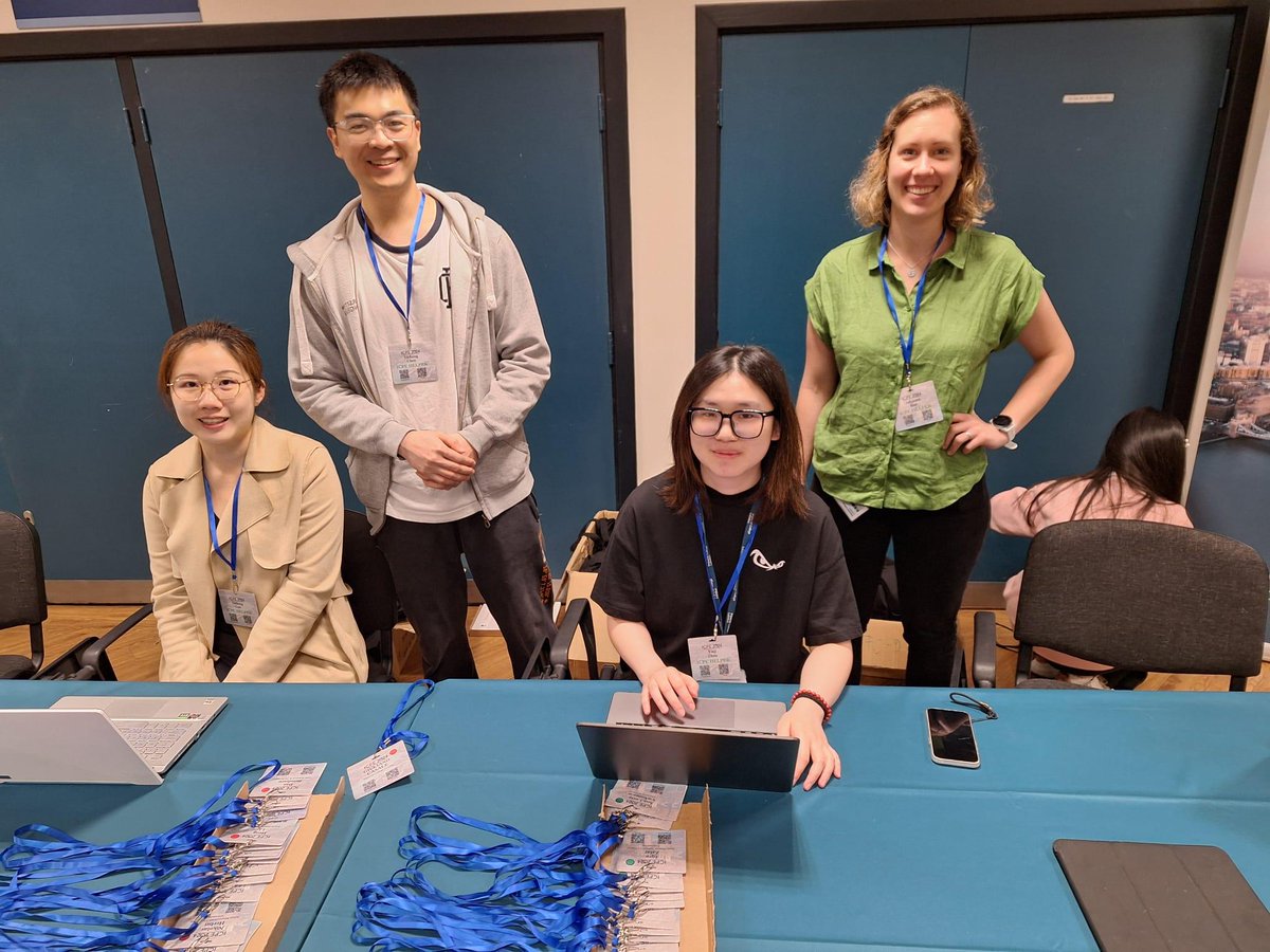 Happy @QoreImperial PhD students Yicheng Gao, Yichong Chen, Yaqi Zhou and Julianna Bor helping out at yesterday's ICPE 2024 desk