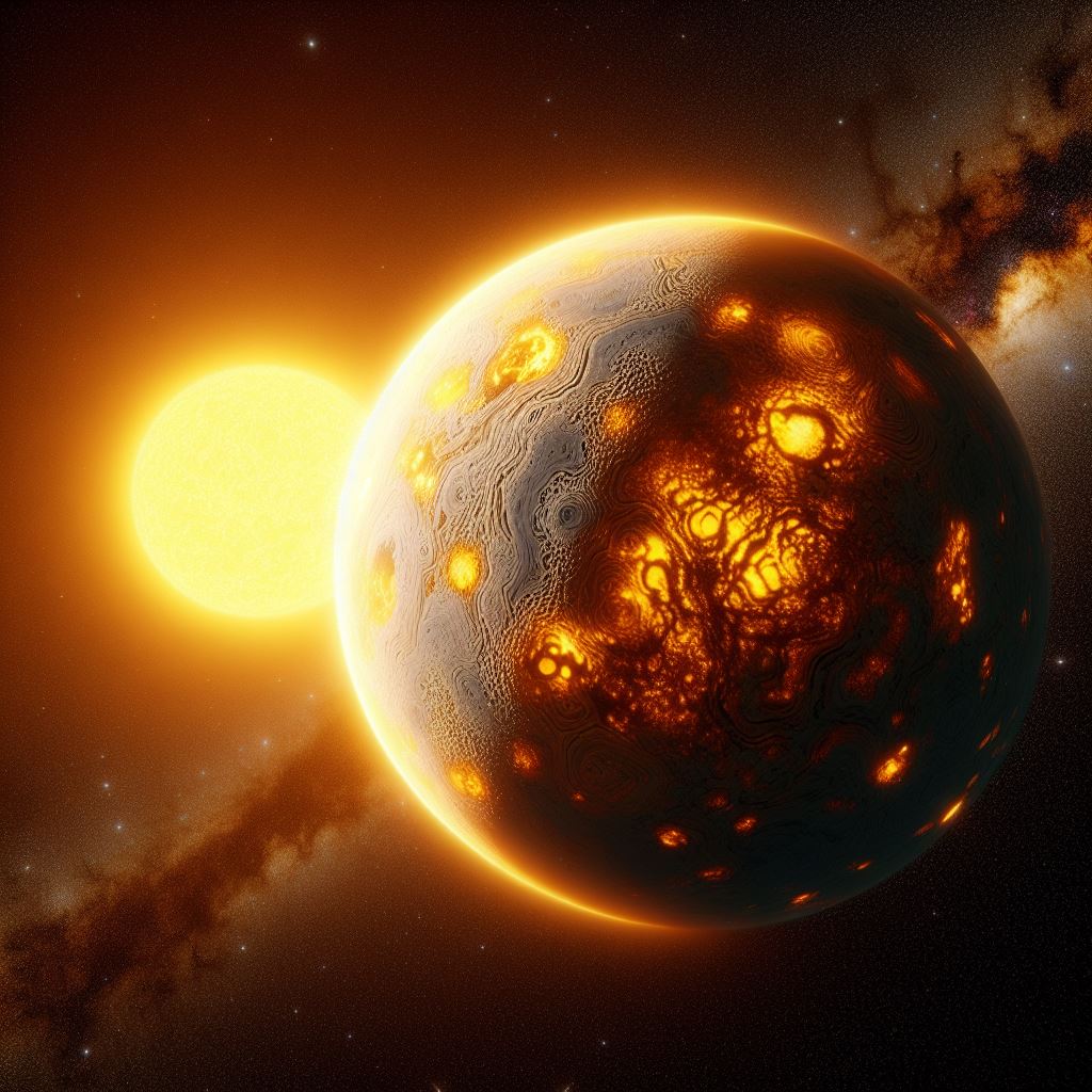Une atmosphère détectée sur une exoplanète rocheuse par le JWST 🛰️🌚 ? Et pas n'importe quelle exoplanète, une star, presque une légende : 55 Cancri e, cette Super Terre couverte de lave et de diamants 🌋💎 Info et thread ⬇️ 1/7