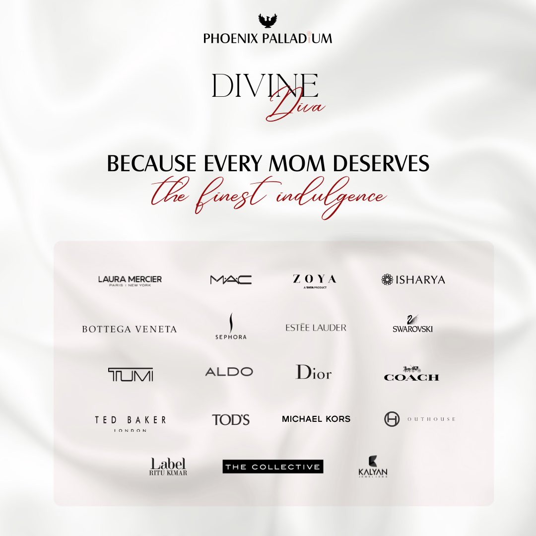 From fashion finds to heartfelt gifts, we've got everything you need to show your mom just how much she means to you this Mother’s Day. Let's celebrate her in style and show her just how much she means to you! 

#MothersDay #PalladiumCelebrates #Moms #Mumbai #PhoenixPalladium