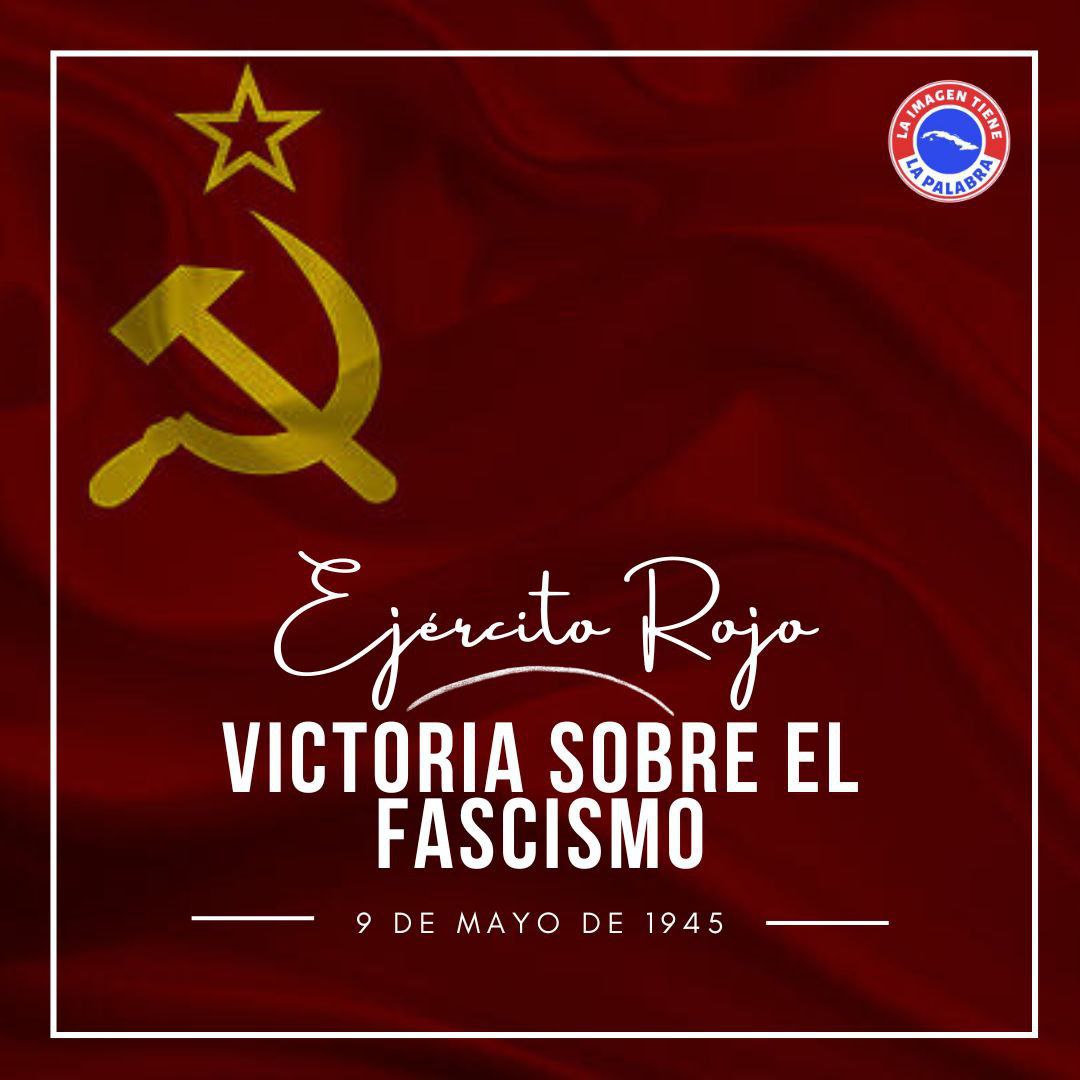 9 de mayo 1945,Victoria del Ejército Rojo sobre el fascismo.
#CubaViveEnSuHistoria #PinardelRío #CubaMined