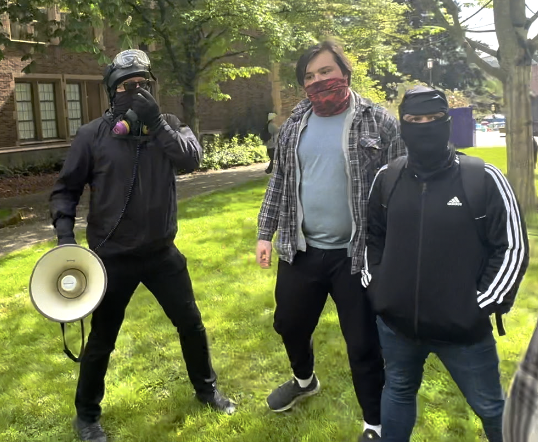 And yes, I have filed a police report with University of Washington cops. If these Antifa losers weren't so violent, I would just laugh at these clowns. 🤡