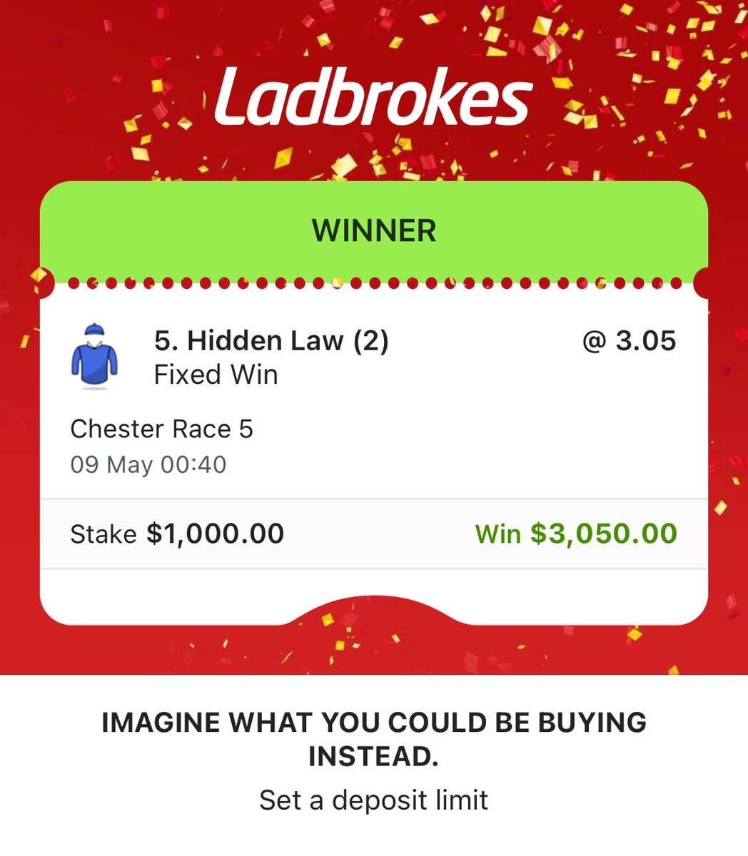 imgoodyourself's tweet photo. Chester last night Went bang by 10L + Todays winners in Australia. https://t.co/WM2SlvHne1