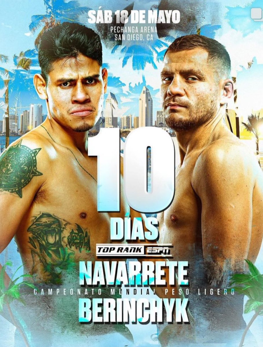 Talking about bad ass fights, who’s going to #NavarreteBerinchyk in San Diego???