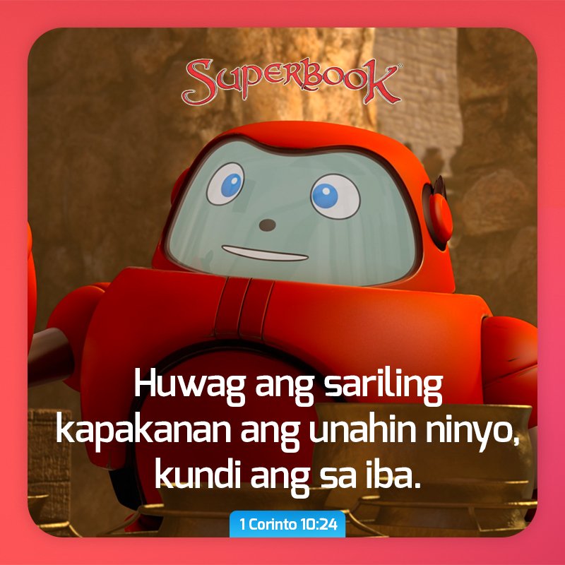 Let's be intentional in serving other people! ❤️❤️❤️ #DailyBibleVerse #ServeOthers Tara't matuto tayo ng iba't ibang life-changing #BibleStories sa Superbook Bible App! 🤩 Download it now: go.cbn.com/sbapp2023phien…