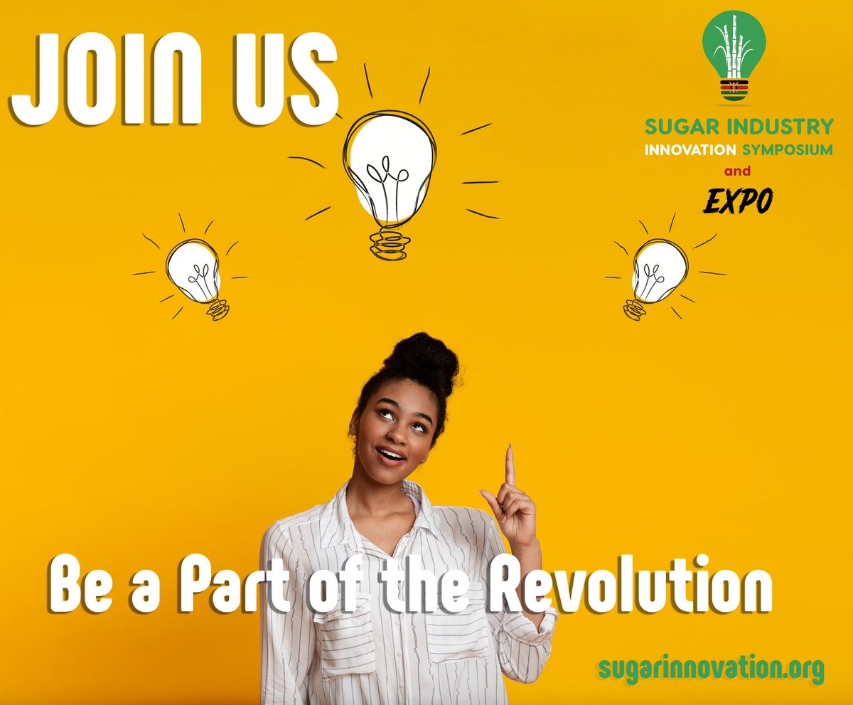 Join the Sugar Industry Innovation Symposium & Expo 2024-Youth Edition from December 3-5 at @grandroyalswiss, Kisumu! Young leaders and industry experts will gather to explore opportunities and share knowledge for a better sugar industry. Register at sugarinnovation.org