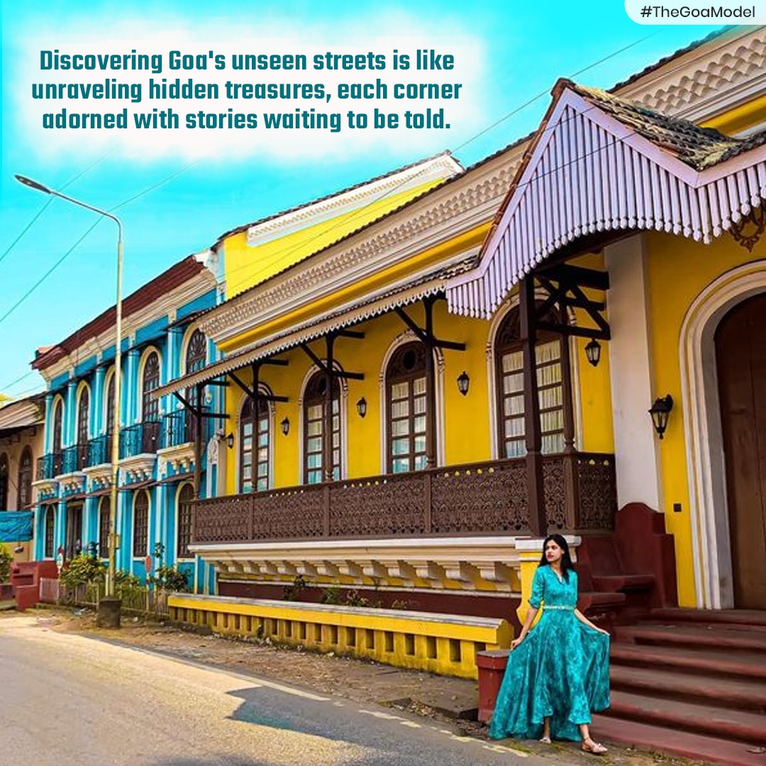 Discovering Goa's unseen streets is like unraveling hidden treasures, each corner adorned with stories waiting to be told.
#TheGoaModel
#DiscoverGoa #UnseenStreets #ExploreGoa #OffTheBeatenPath #AuthenticExperiences  #LocalCulture #StreetExploration #SecretSpots #LocalAdventures