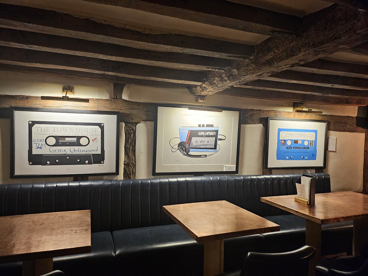 Out celebrating @BTCSusan birthday last night at @yummy_brummie The Mount pub (beautiful food) and I noticed these and recognised the fantastic work of @horacepanterart three of my heroes on one night