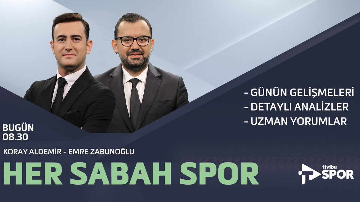 Her Sabah Spor’da gündemi @korayaldemir_ ile @emrezabunoglu değerlendiriyor.