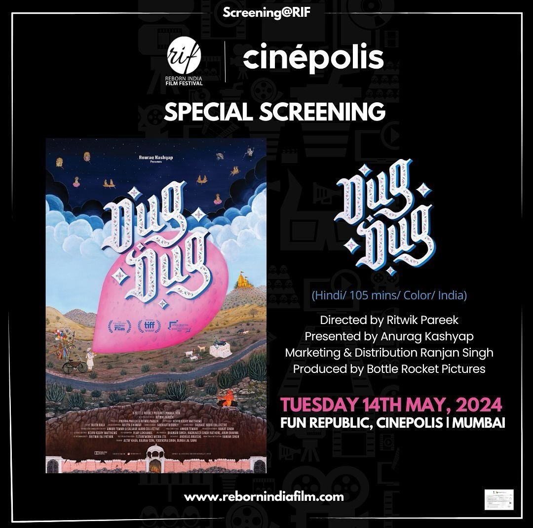 Special Screening of #RitwikPareek's TIFF 2021 title #DugDug (Hindi) on May 14th at Fun Republic, Cinepolis, Mumbai. Tickets available on BookMyShow/PayTM. #AltafKhan #GauravSoni #YogendraSingh #DurgalalSaini @ankurtewari @anuragkashyap72