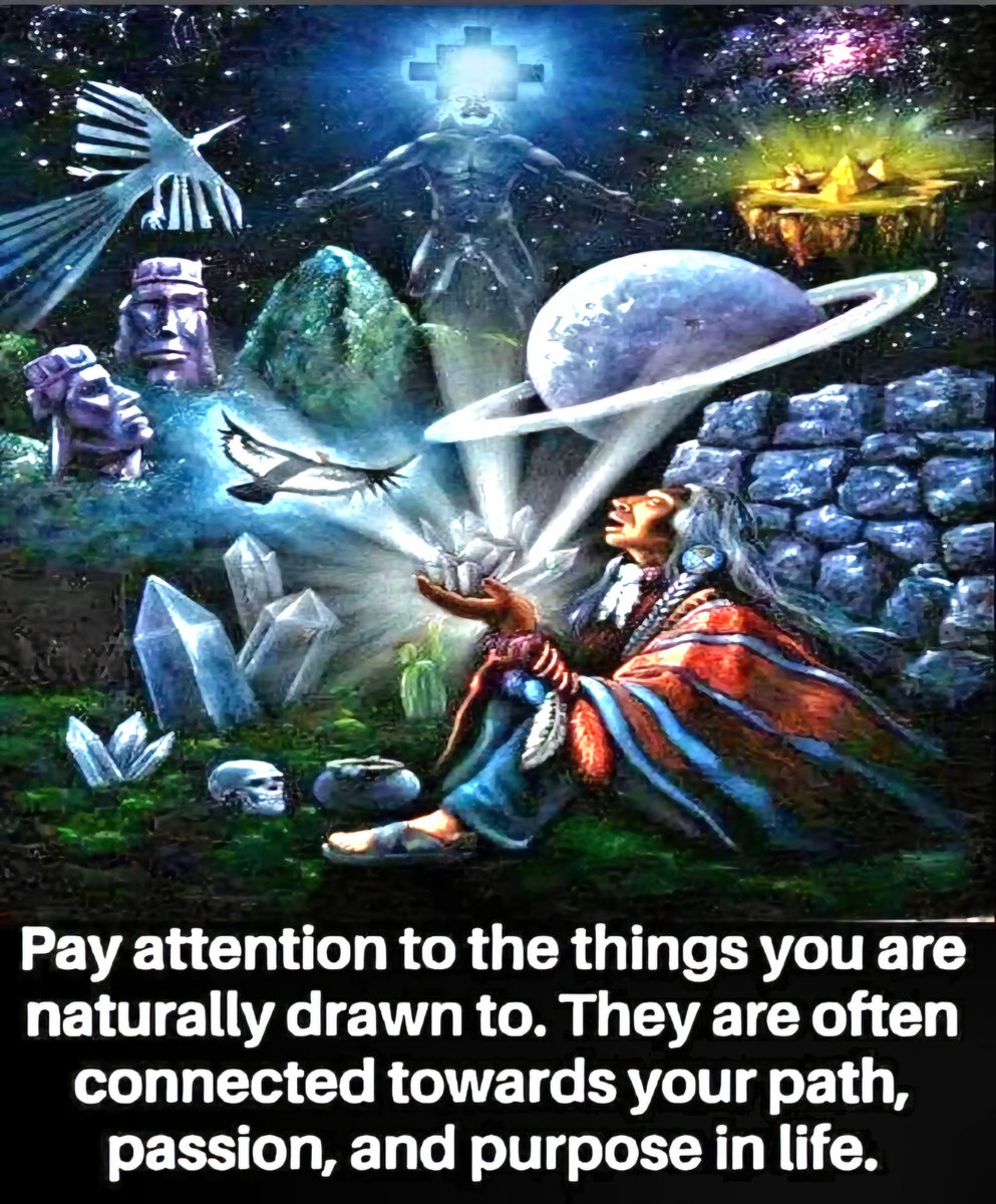 Pay attention to the things you are naturally drawn to. They are often connected towards your path, passion, and purpose in life.