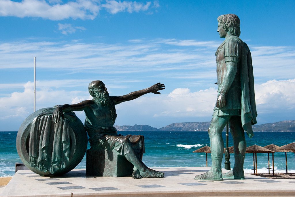 @JamesLucasIT Diogenes and Alexander statue 
Corinth, Greece