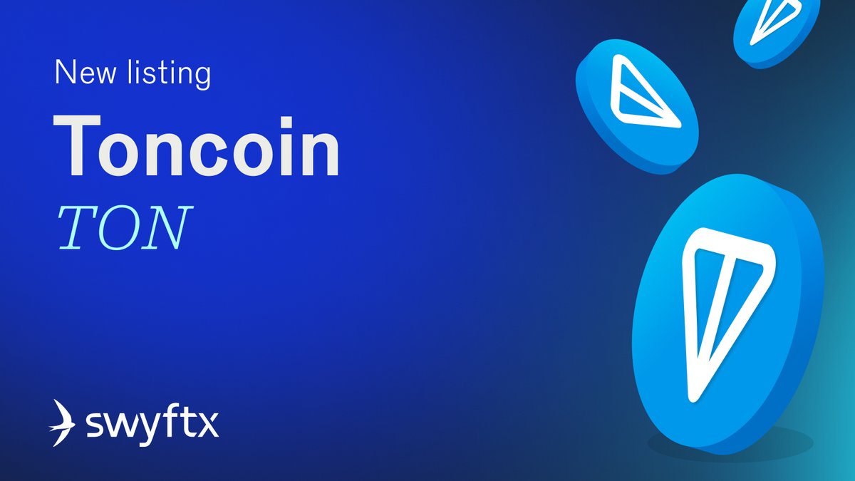 They are doing a TONne on Telegram 📲💬 @ton_blockchain ($TON), the native crypto of the Ton Network building a Web3 ecosystem in Telegram is now available on Swyftx. Login to buy, sell & trade today 👉 swyftx.app/TON