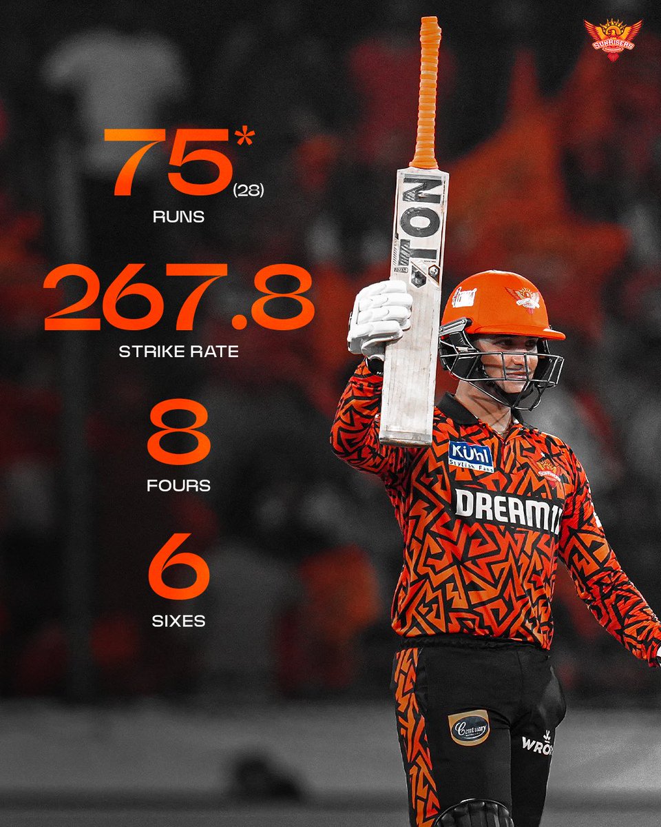 These two made it rain 4️⃣s & 6️⃣s in Hyderabad 😱✨

#PlayWithFire #SRHvLSG