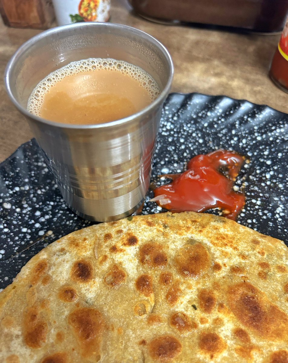 Chai in a steel cup tastes different.