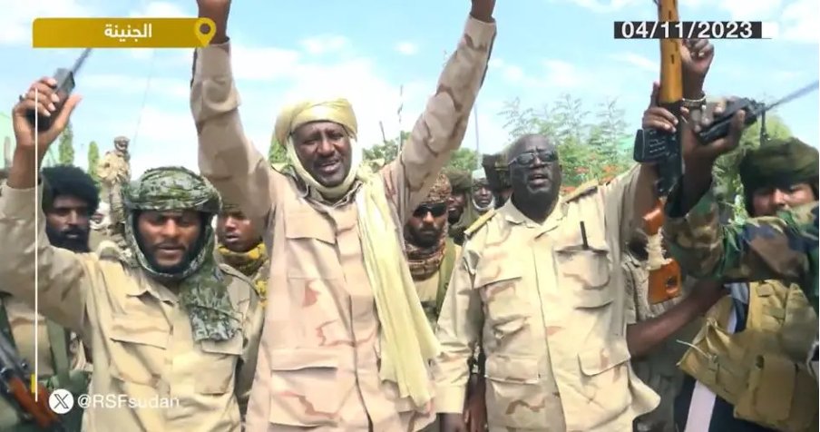 We are calling for targeted sanctions against six individuals: Hemedti, the RSF leader and his brother Abdel Raheem, West Darfur Commander and two tribal Arab leader and one commander from Tamazuj armed group.