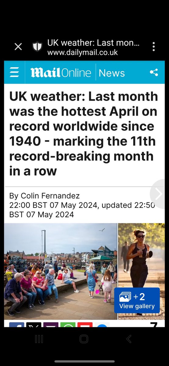 They think you’re stupid 👇 April in the UK was Cold, Wet & Grey almost every single day.