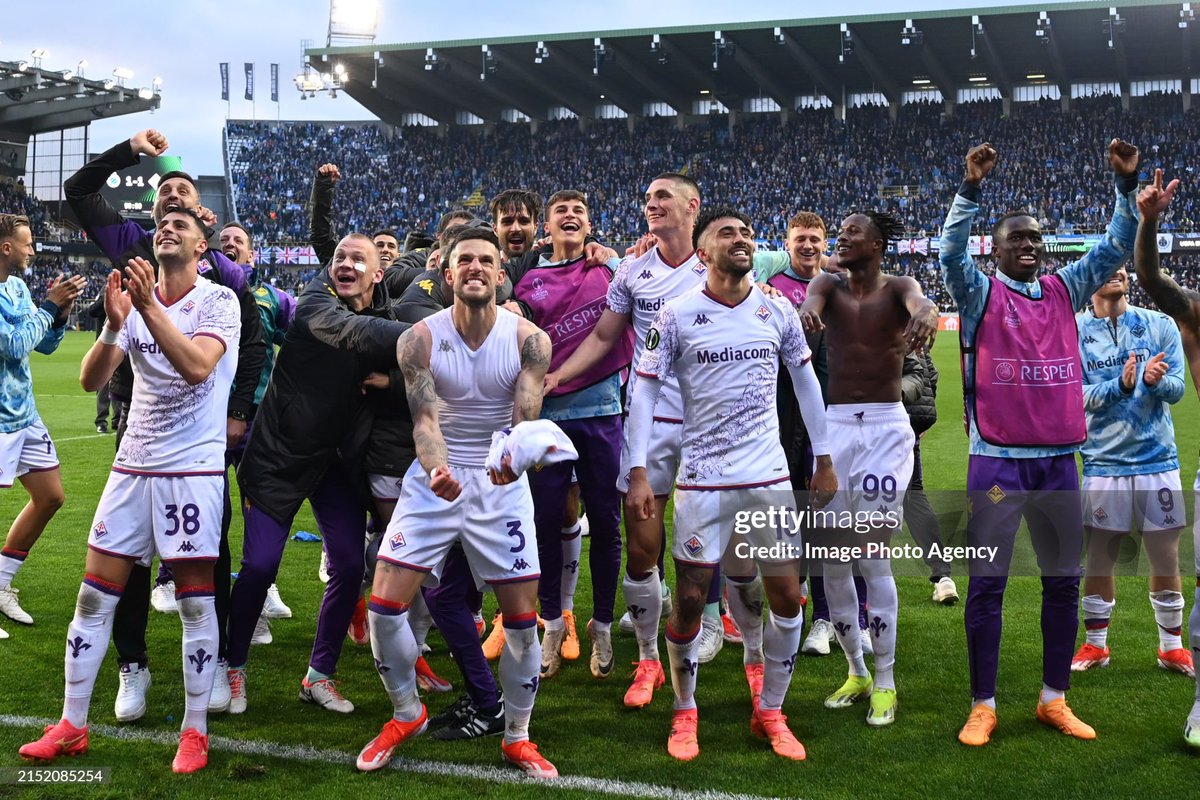 #UECLfinal: Fiorentina hold Club Brugge to book final spot Read More: tinyurl.com/28zl3cyp