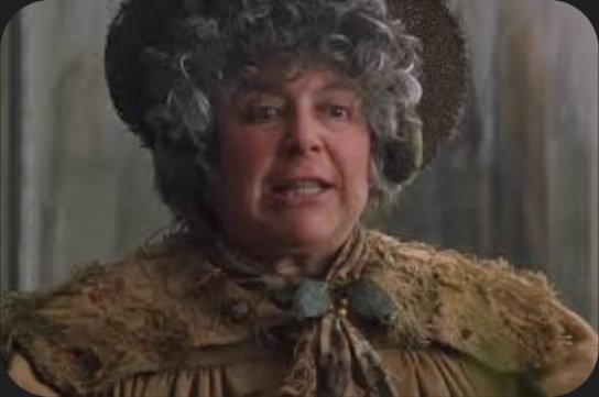 Miriam Margolyes is best known for her portrayal of Professor Sprout in all 8 Harry Potter movies, but did you know she was also in James and the Giant Peach as one of the evil aunts? Wow, talk about range! That's why she's our CAOTW!