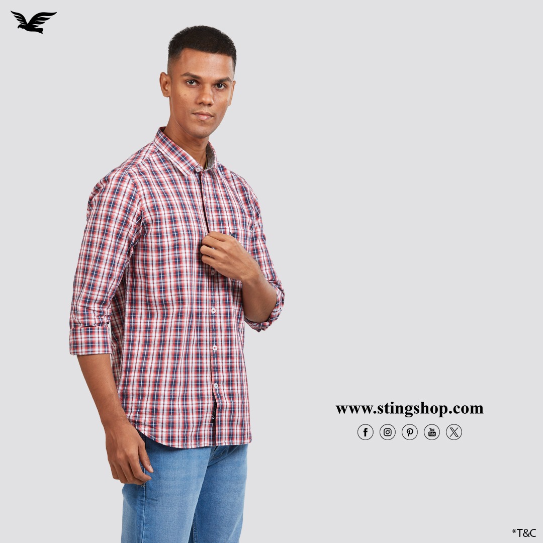 StingClothing's tweet photo. Classic Checks, Timeless Style: Discover Sting Clothing's Checked Shirt Collection! 🏁👔
.
Shop Online at📷 https://t.co/0Nm74jRMx7 https://t.co/K3daWcw55q