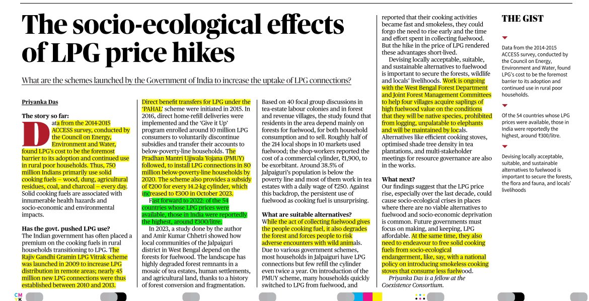 Domestic fuel supply, inclusive growth and climate change mitigation. PAHAL scheme has all 3 components. However, it requires more resources to fulfil its objectives. Source: the Hindu #UPSC