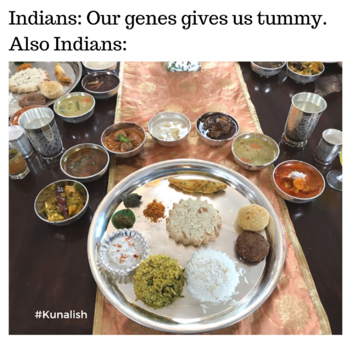 Indians have big hearts but bigger food plates. 🫢😅 #kunalish #meme #memeoftheday #memedaily #memereel #indianmeme #memeoftheday #trending #kunalkapur