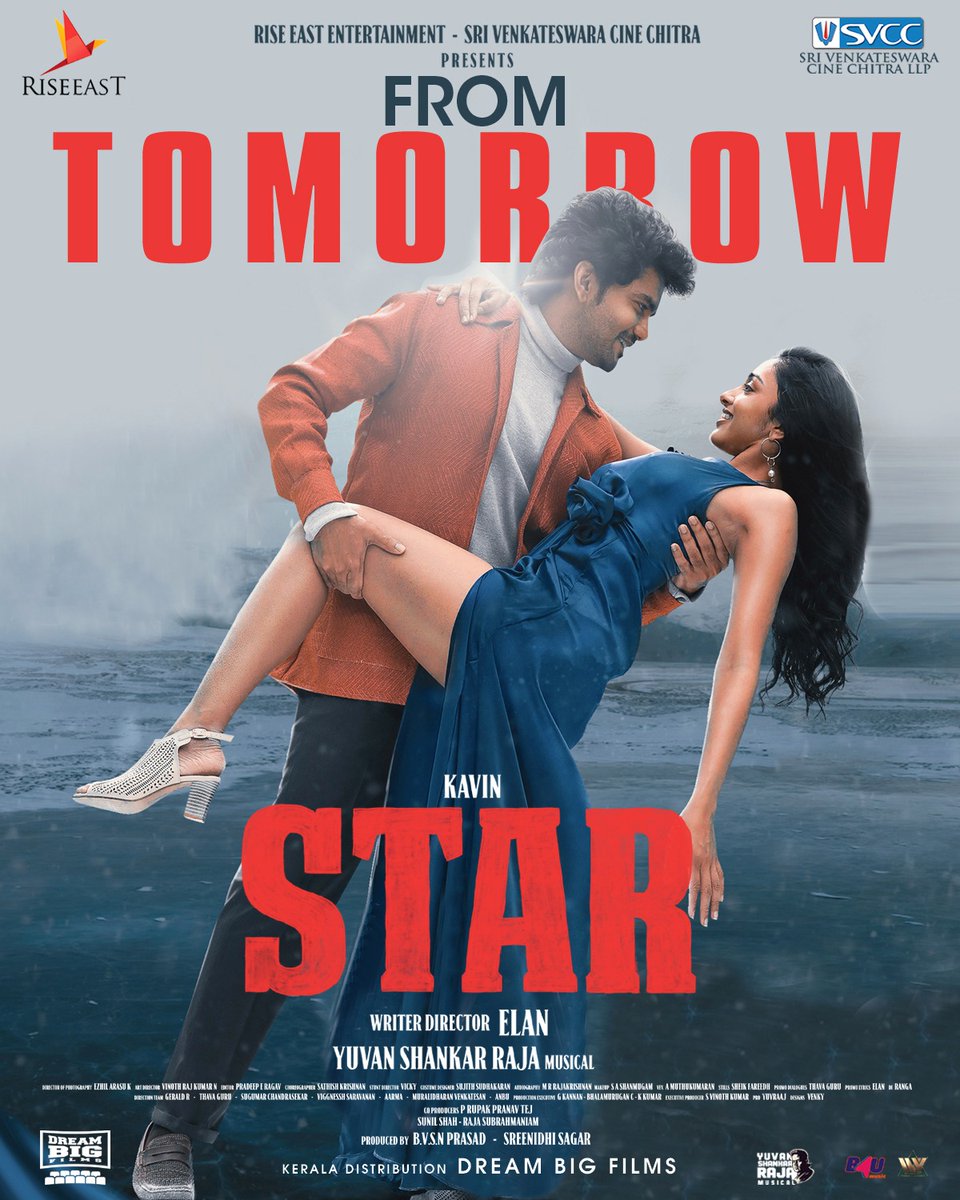 #STARfromMay10 

#STARMOVIE ⭐ #KAVIN #ELAN #YUVAN #KEY

@Kavin_m_0431 @elann_t @thisisysr @aaditiofficial @PreityMukundan @LalDirector @riseeastcre @SVCCofficial @Pentelasagar @BvsnP @jsujithnair @SonyMusicSouth