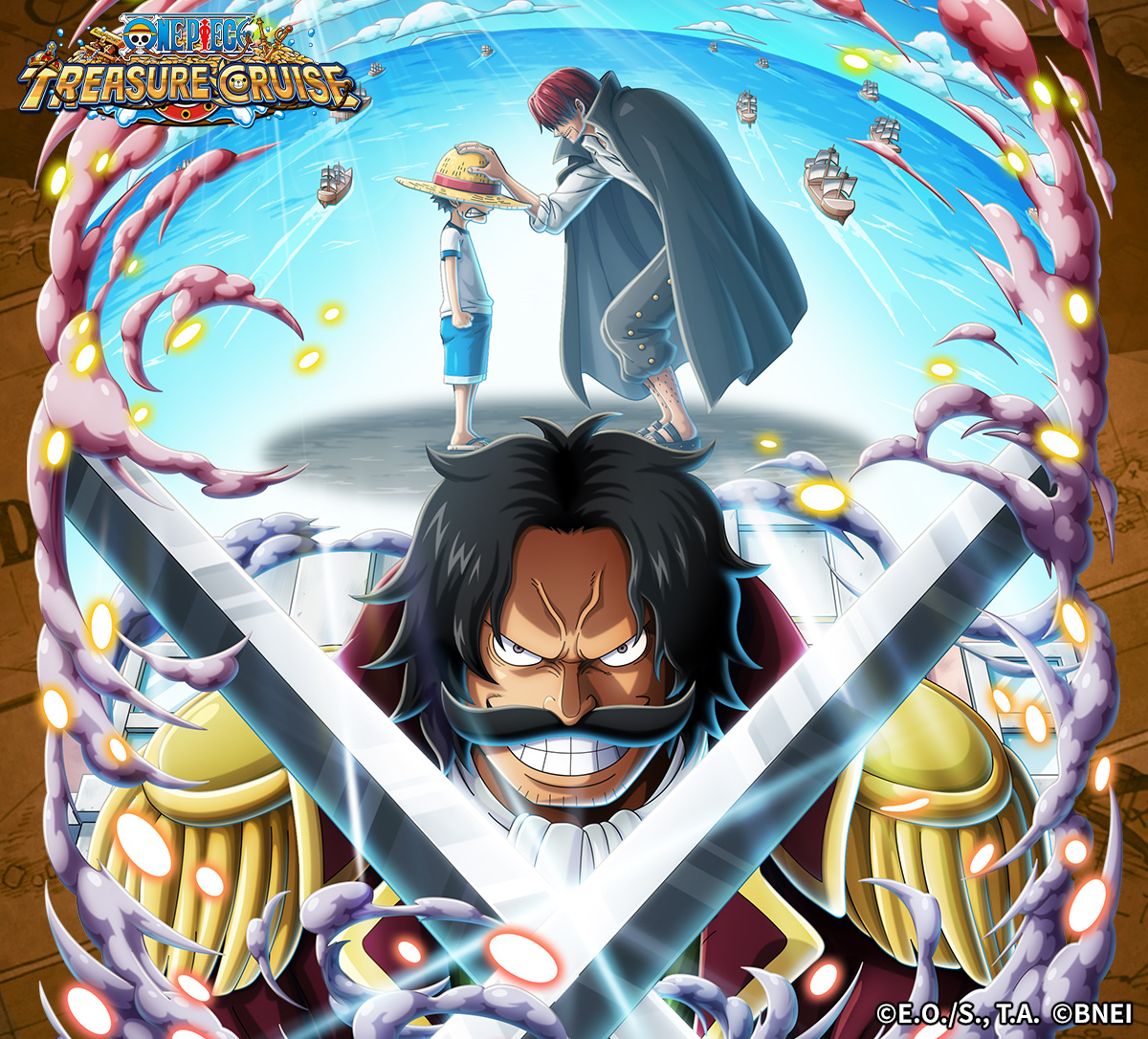 It's time for the Blitz Battle against Gold Roger! ⚔️ Take him on to get great rewards! #ONEPIECE #OPTC