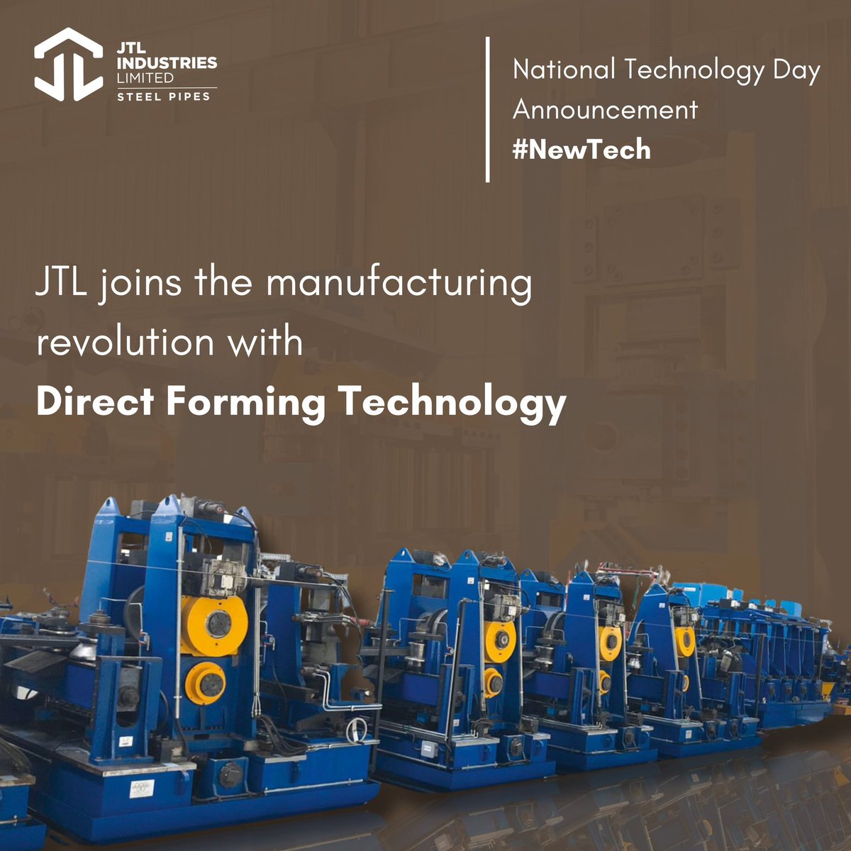 jtlindustries's tweet image. Revolutionizing Tube Manufacturing with DFT: Efficiency, Precision, Versatility
Direct Forming Technology transforms steel tube production by drastically cutting down manufacturing time for customized sizes with vast range.

#DirectformingTechnology #JTLIndustriesLtd #customized