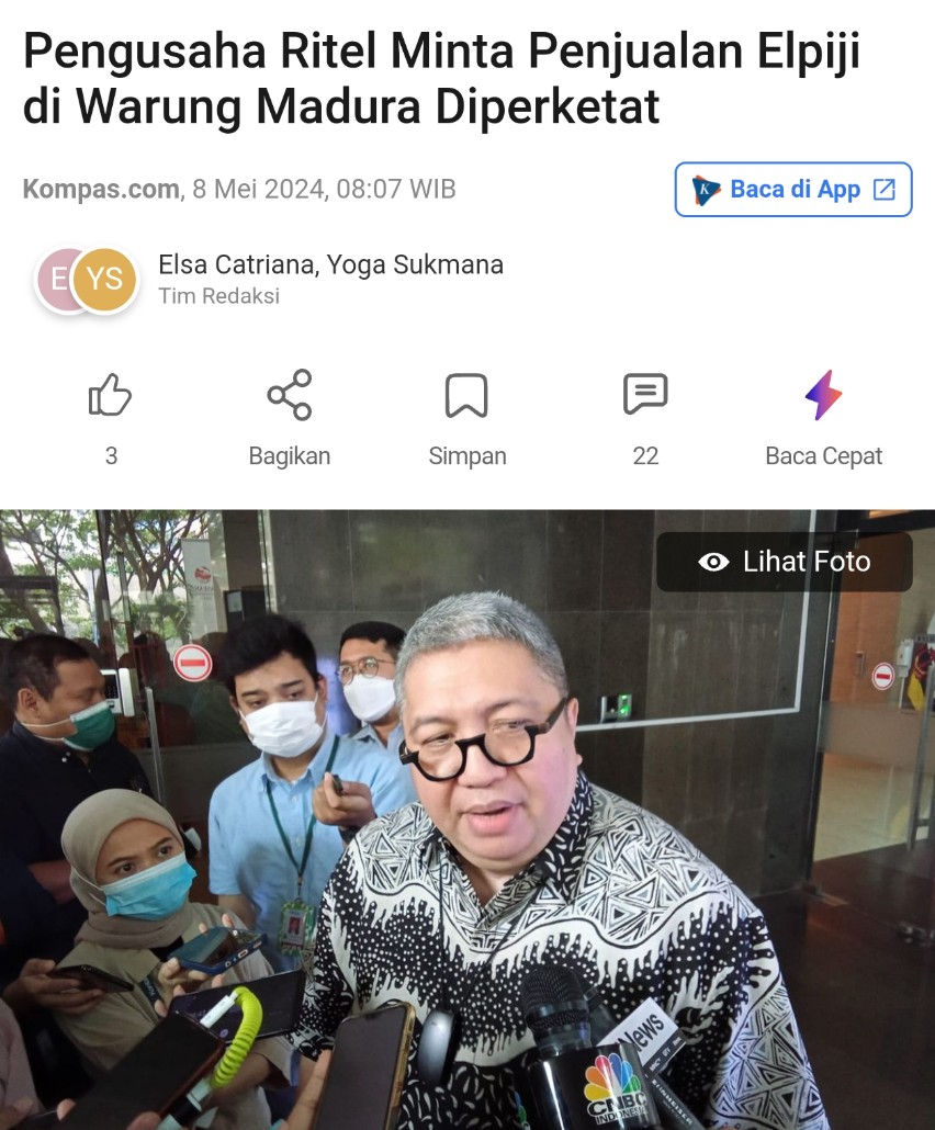 Aneh, kok pengusaha kakap panik sama warung Madura yg modal kecil.