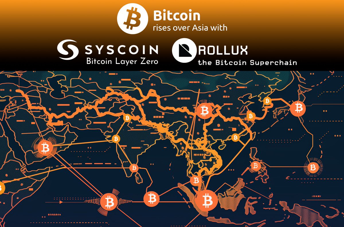 ⚡ #Syscoin & #Rollux upgrade Bitcoin to its full potential.

🔥 @Syscoin as Bitcoin's #LayerZero, exclusive provider of the industry's best data availability solution, #BitcoinDA.

🚀 @RolluxL2, the #BTC #Superchain powered by $SYS, outperforming all other #EVMs.

🇭🇰 #HKWeb3 👀