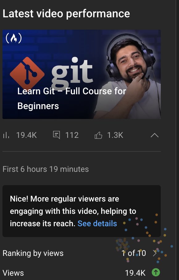 And this video is at top of the charts. Thanks for the support folks, we are definitely raising the bar of tech education. @github @warpdotdev