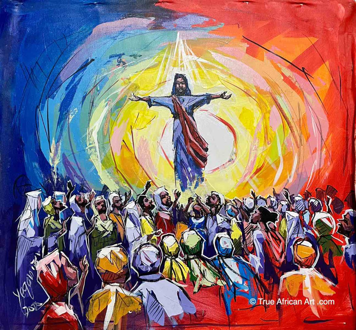 'He blessed them and parted from them, ascending into heaven.' Luke 24:51 Today we will celebrate the Feast of the Ascension with a mass in school. #OLOLRE #MakeADifference @ololprimary_HT