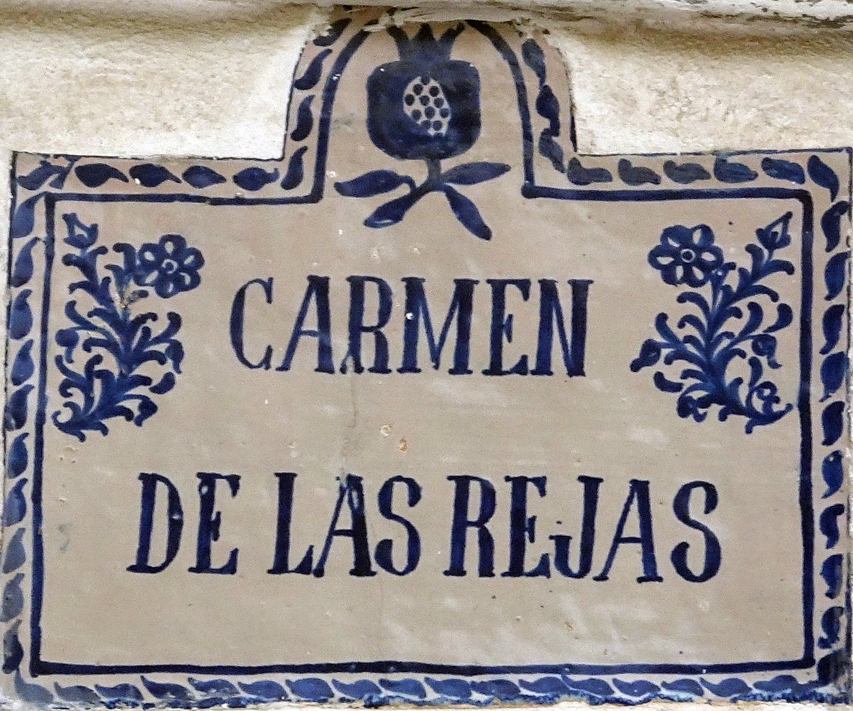 Carmen de las Rejas en el Sacromonte, Granada. mosaicosdemalaga.blogspot.com/2024/05/16098-…