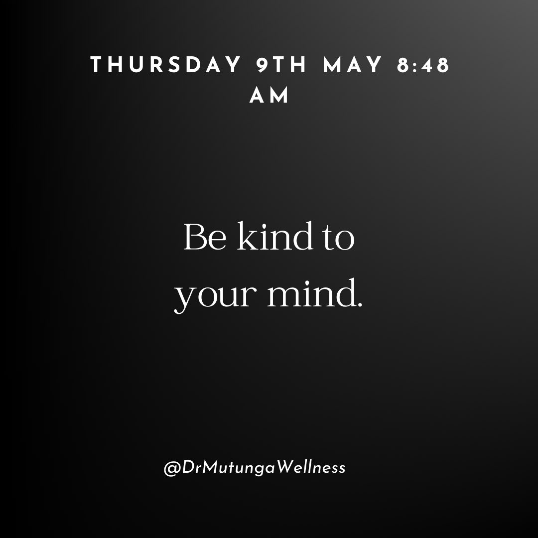 Be kind to your mind 🗣️☕️