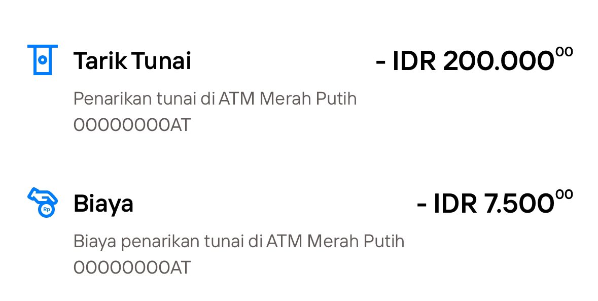 Tarik di ATM Merah Putih pakai rekening BMRI tapi ada biaya penarikan, Sederhana tapi cuma ada di Aceh 😌