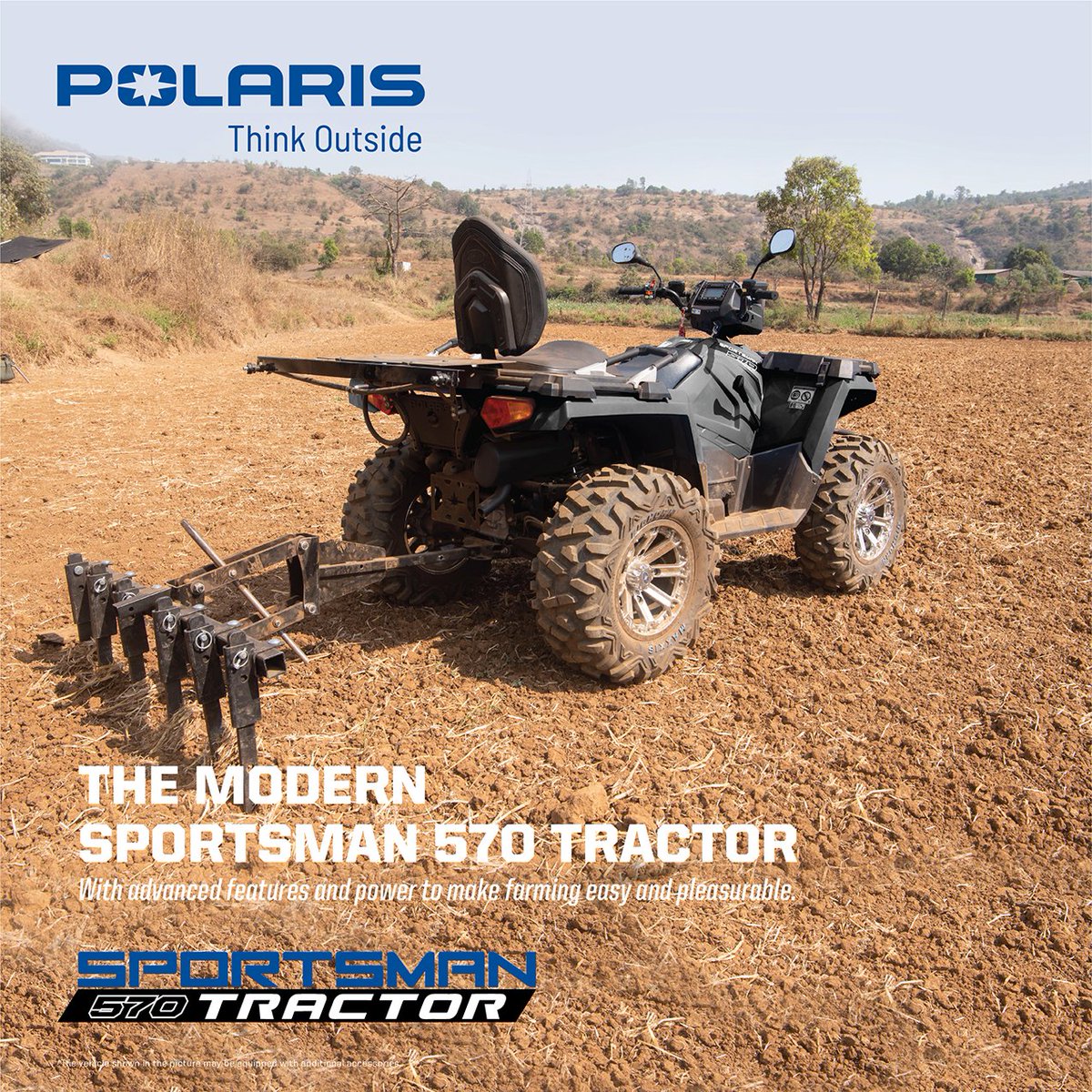 Polaris Sportsman 570 Tractor, makes every challenge and task easy to   overcome with its endless features packed in a compact design.
    -
    #Sportsman570Tractor #Polaris #PolarisIndia #Offroad #farmequipment #agriculture #polaristractor   #agricultureworld #smartfarming