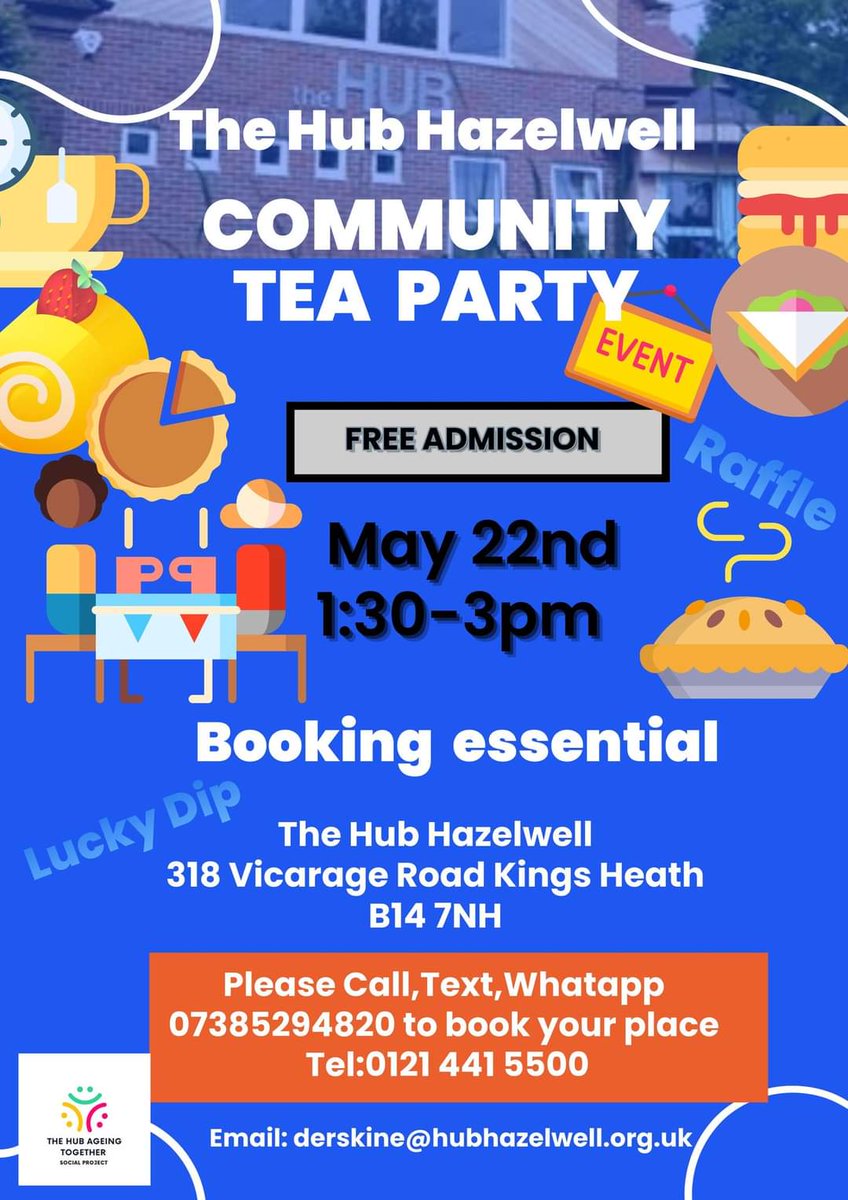 Looking forward to hosting another community event.
<a href="/BhamCityCouncil/">Bham City Council</a> <a href="/WarmWelcome_UK/">Warm Welcome UK @warmwelcomeuk.bsky.social</a>   <a href="/SellyOakNNS/">Selly Oak Constituency N’hood Network Scheme (NNS)</a> 
@preventionb