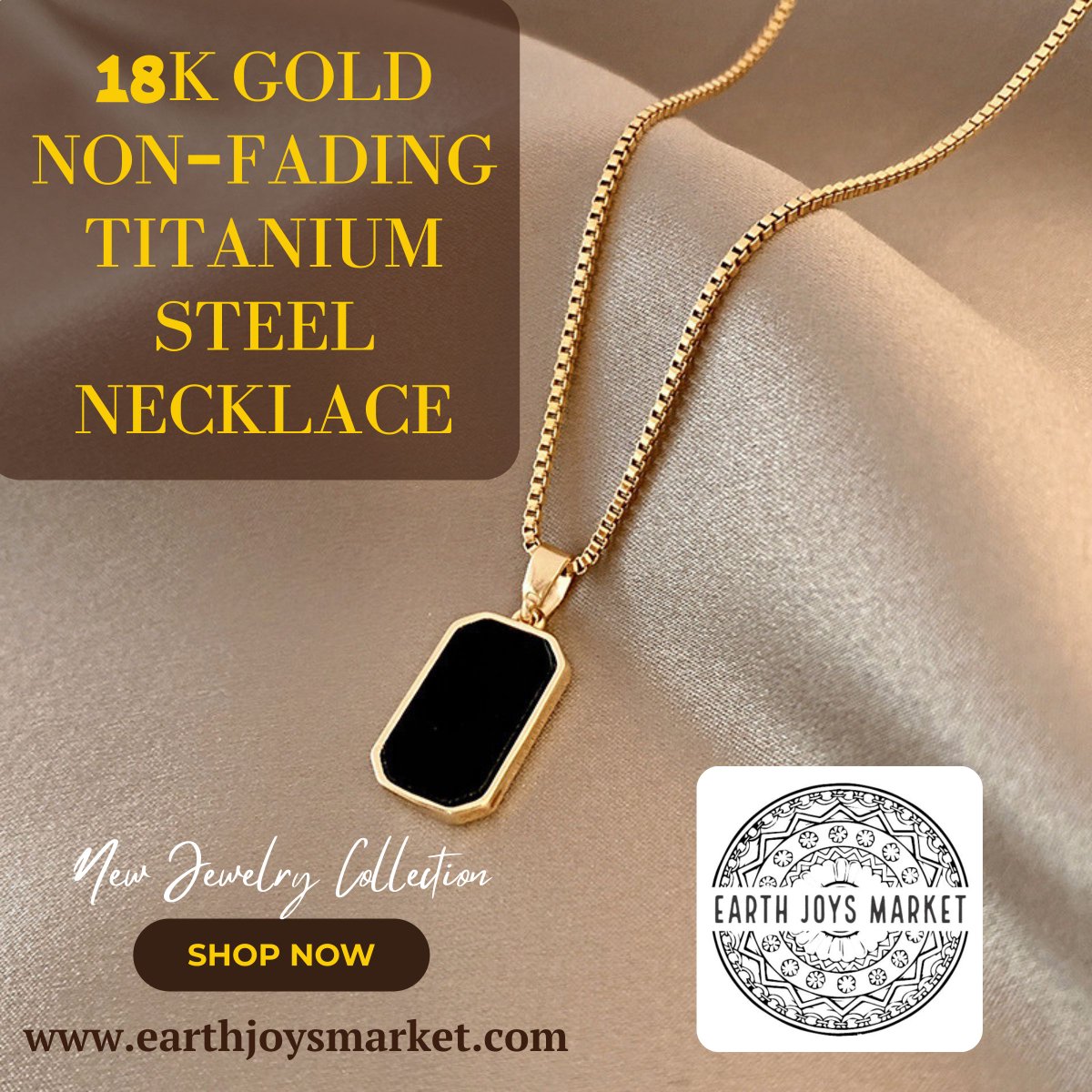 'Discover Luxury Jewels: Niche Design 18K Gold Titanium Necklace at Earth Joys Market!' Shop Now: ➡ earthjoysmarket.com/product/niche-… #EarthJoysMarket #Jewelry #LuxuryJewelry #FineJewels #jewelryshop #Amazon #alibaba #finejewels #ShopNow #onlineshopping