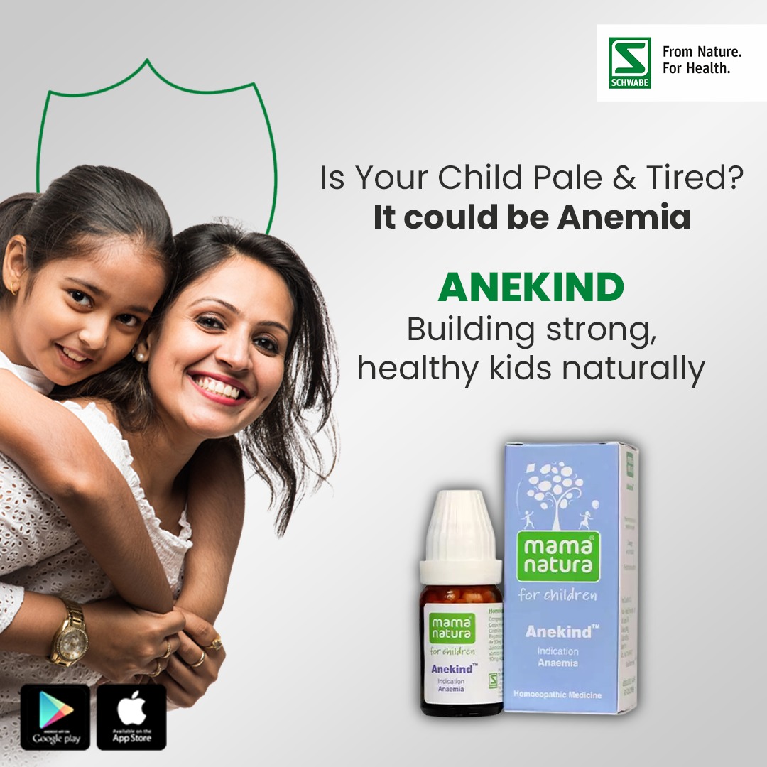 For Mother's, let Anekind be your partner in building your little one's strength for all their future journeys.

Anekind: Revitalizing Children's Health Naturally

Buy Now:

schwabeindia.com/product/anekin…

#SchwabeIndia #Motherhood #ChildHealth #NaturalHealth #Homeopathy #ImmunityBoost