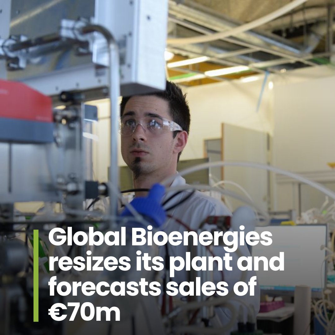 #BiotechNews
@GlobalBioenergi changes course and targets €70m sales! 💶 
The company is refocusing its strategy on high-end #cosmetics, resizing its 1st plant to produce 2,500 tonnes of #biobased #isobutene a year. 📈 #greenbusiness #chimieverte #bioinnovation