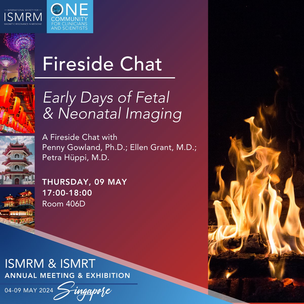 Don’t miss the opportunity to sit down with MR legends: Join us for the final 2024 Fireside Chat this evening at 17:00 in room 406D! Learn more: ow.ly/JTyj50RzOmE #ISMRM2024 #ISMRT2024 #ISMRM #ISMRT #MRI #MR #MagneticResonance #Singapore