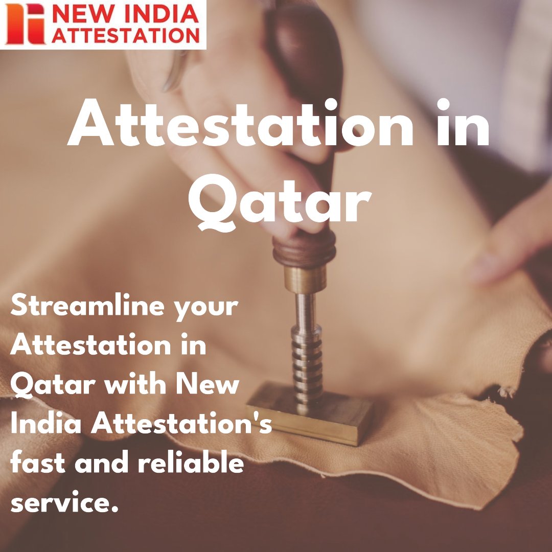 💯Attestation in Qatar

Moving to Qatar? 🇶🇦 New India Attestation makes #AttestationInQatar a breeze! We handle all the legwork for educational & personal documents. Get a free quote today & skip the hassle!

⭐Visit us:newindiaattestation.com
#QatarVisa #DocumentAttestation