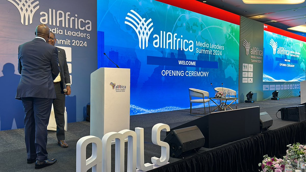 A big 2nd day @ @allAfricamedia leadership summit. Expect a welcome address from H.E @EliudOwalo Cabinet Secretary for Information, Communications and the Digital Economy, Kenya & a keynote address from @AfDB_Group president @akin_adesina & several other speakers #AMLS2024