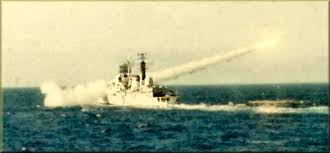 May 9th 1982: Picking up the Mayday calls of the ARA Narwal, Argentine forces send a Puma helicopter with three crew to hopefully recover the men of the boat, unaware that she is now in British hands. HMS Coventry fires a Sea Dart and the Puma is destroyed with all hands lost.